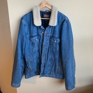 ASOS Men’s Denim Sherpa Jacket - XXL Tall